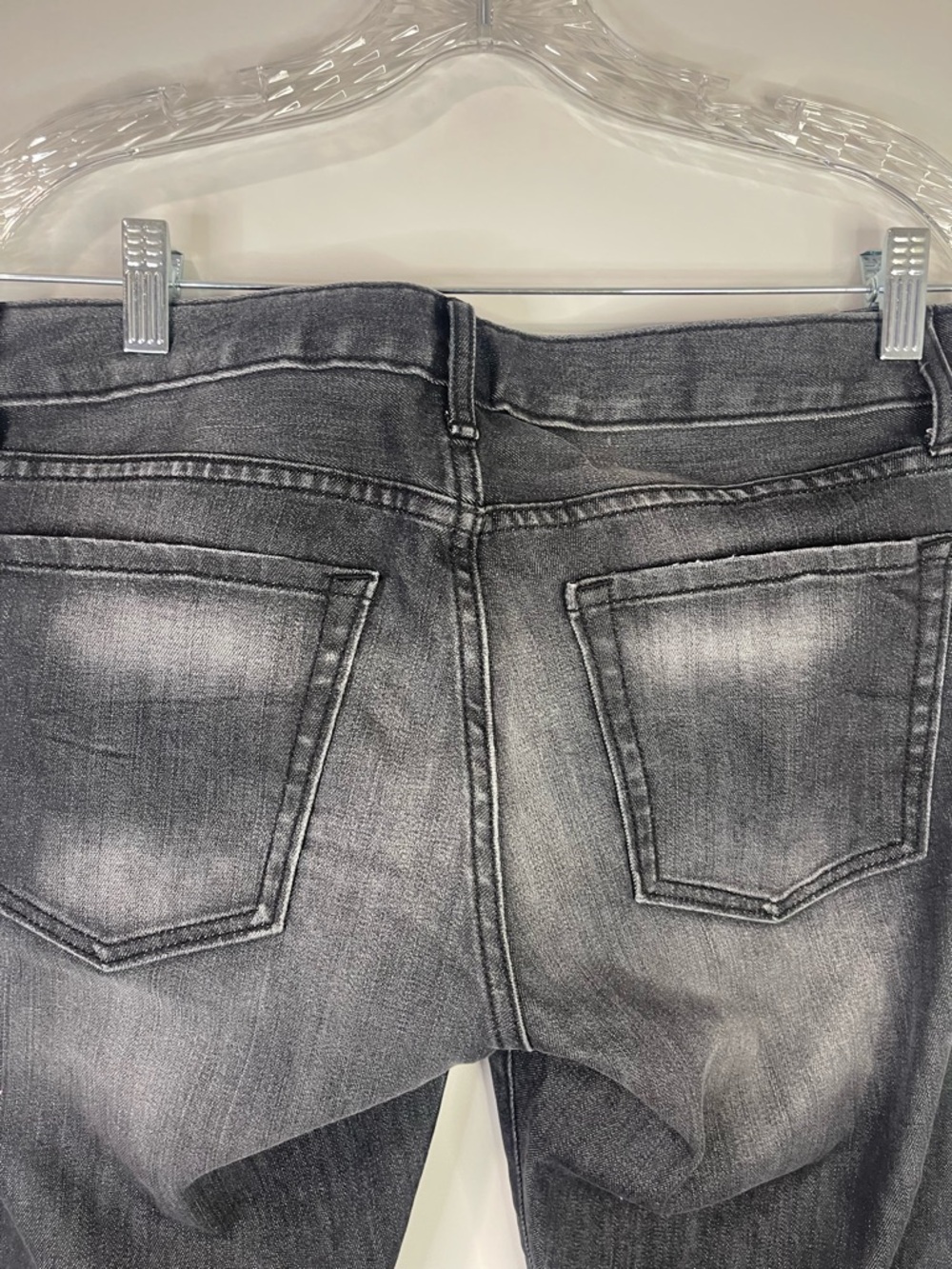GAP Women's premium Straight Leg Jeans in Washed Charcoal - Picture 11 of 13